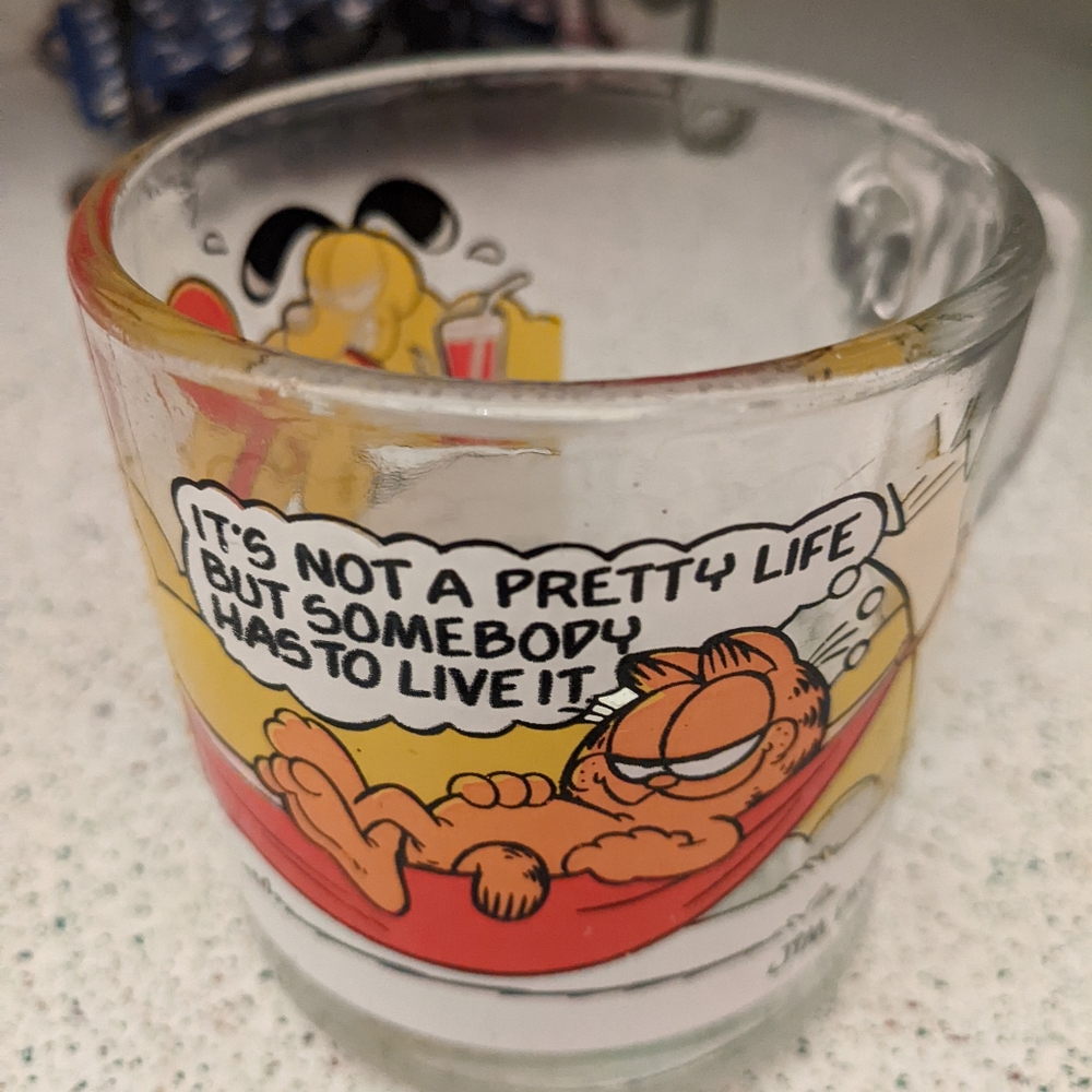 Vintage McDonald's Garfield mug